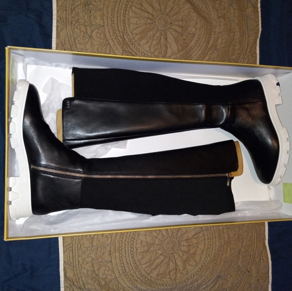 Michael Kors Ridley Lug Sole Tall Boots - Picture 4 of 11